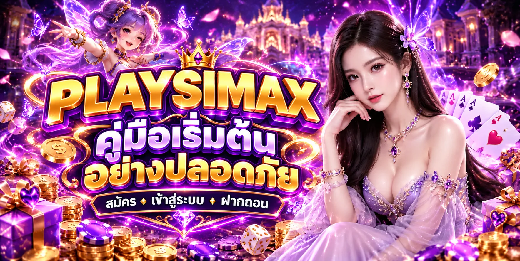 PLAYSIMAX วิธีสมัครบนมือถือ ตรวจข้อมูลก่อนเริ่ม